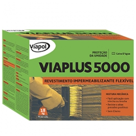 Argamassa Polimrica Flexvel Viaplus 5000 Componente A+B 18Kg Viapol