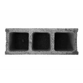 Bloco de concreto de veda��o 14x19x39 com fundo