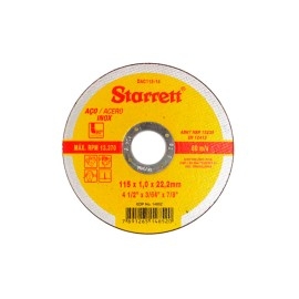 Disco de Corte de 4.1/2 Pol. para Ao Inox - STARRETT-DAC115-14