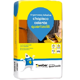 Chapisco Fix Colante Weber Quartzolit saco 20 kg