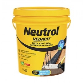 Pintura Asfltica Neutrol Acqua 18L Vedacit