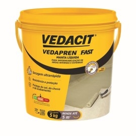 Manta lquida Vedapren Fast 15kg concreto Vedacit