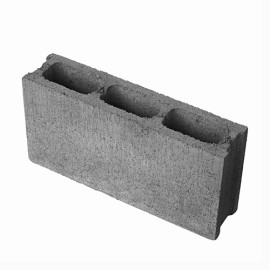 Bloco de concreto de veda��o 09x19x39 com fundo