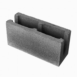 Bloco de concreto canaleta 14x19x39 cm 4.5 Mpa