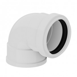 Joelho 90 com Anel PVC Esgoto 40mm - Tigre